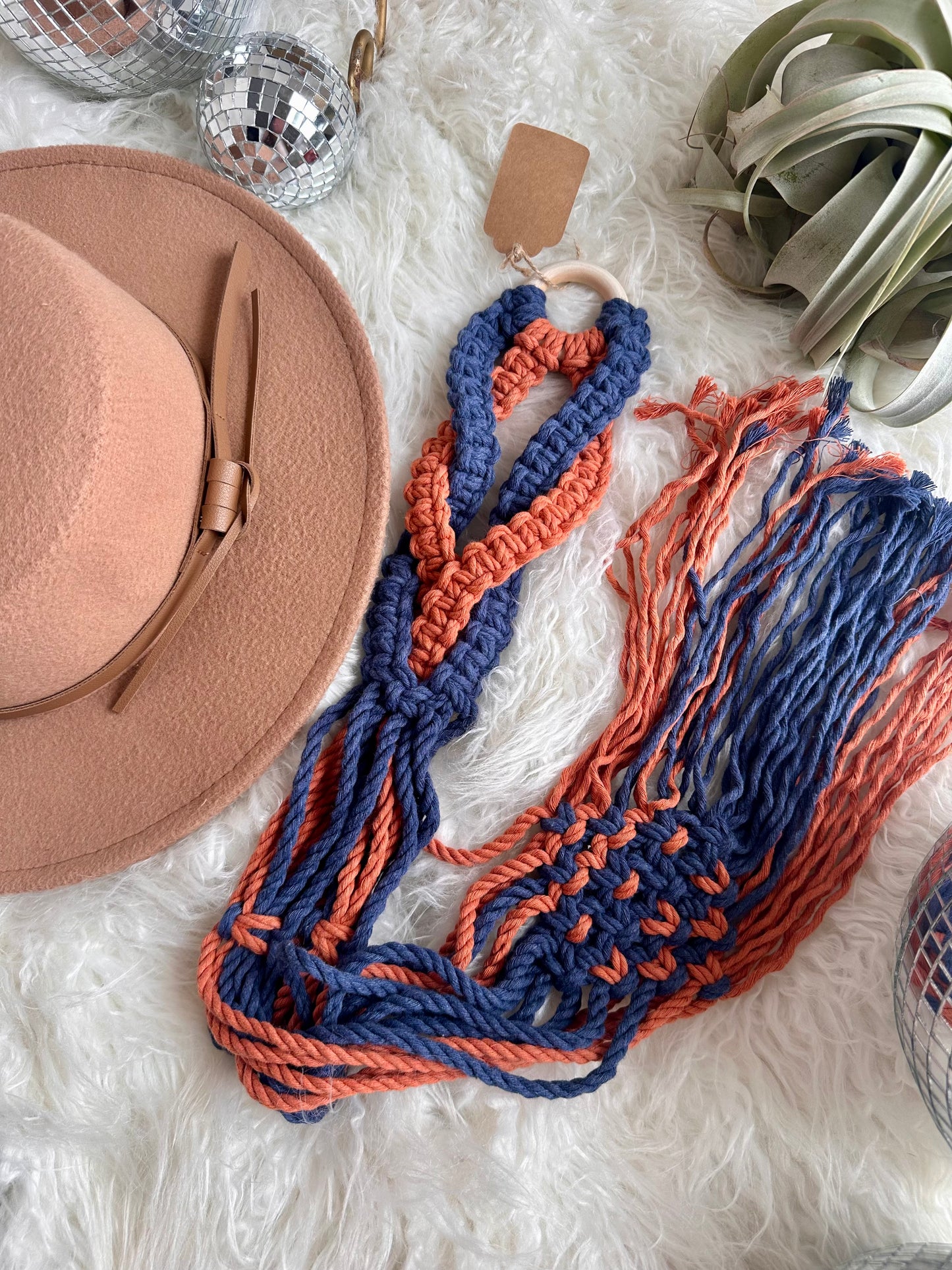Macrame Hat Hangers