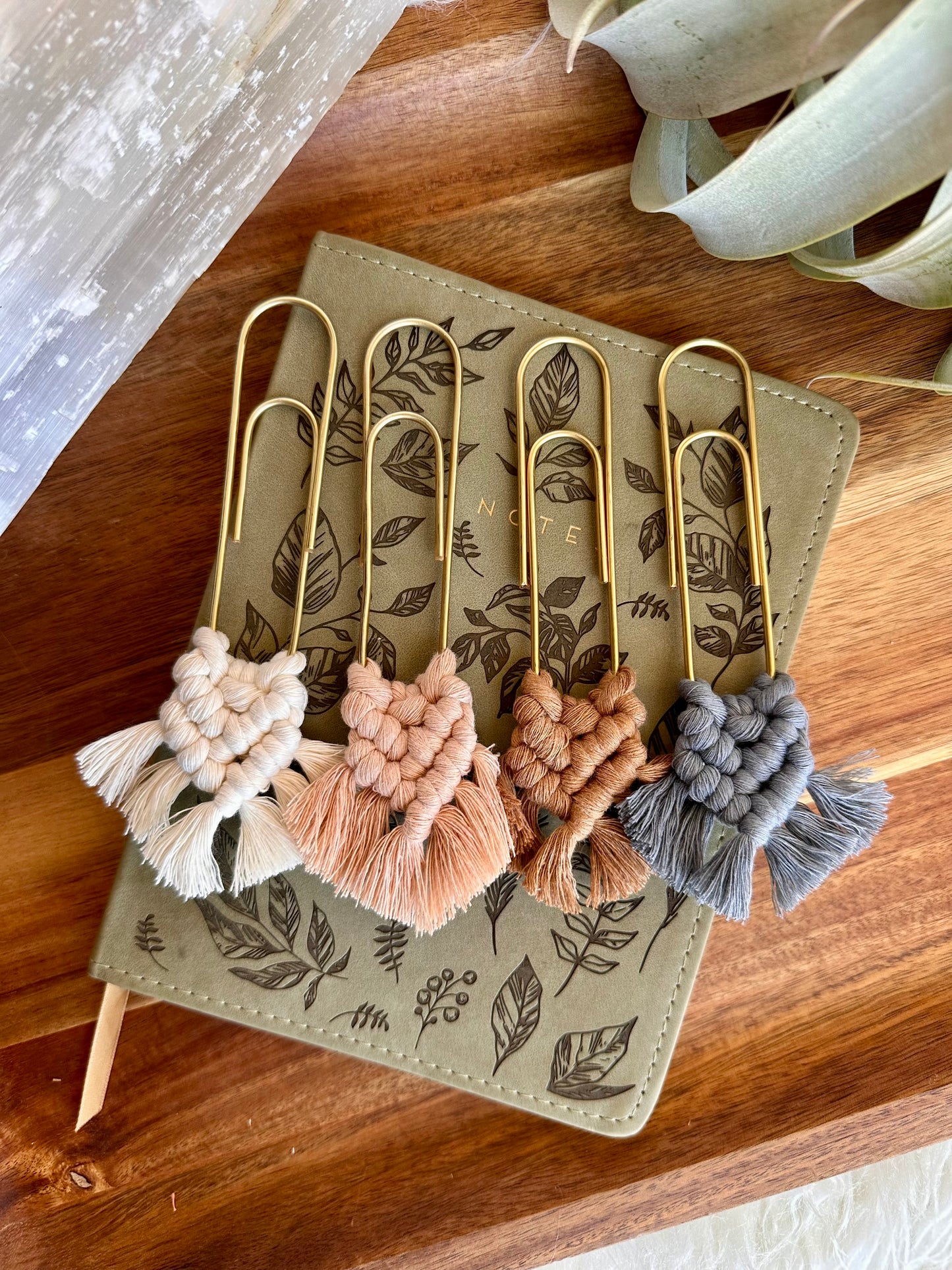 Macrame Bookmark Paperclip