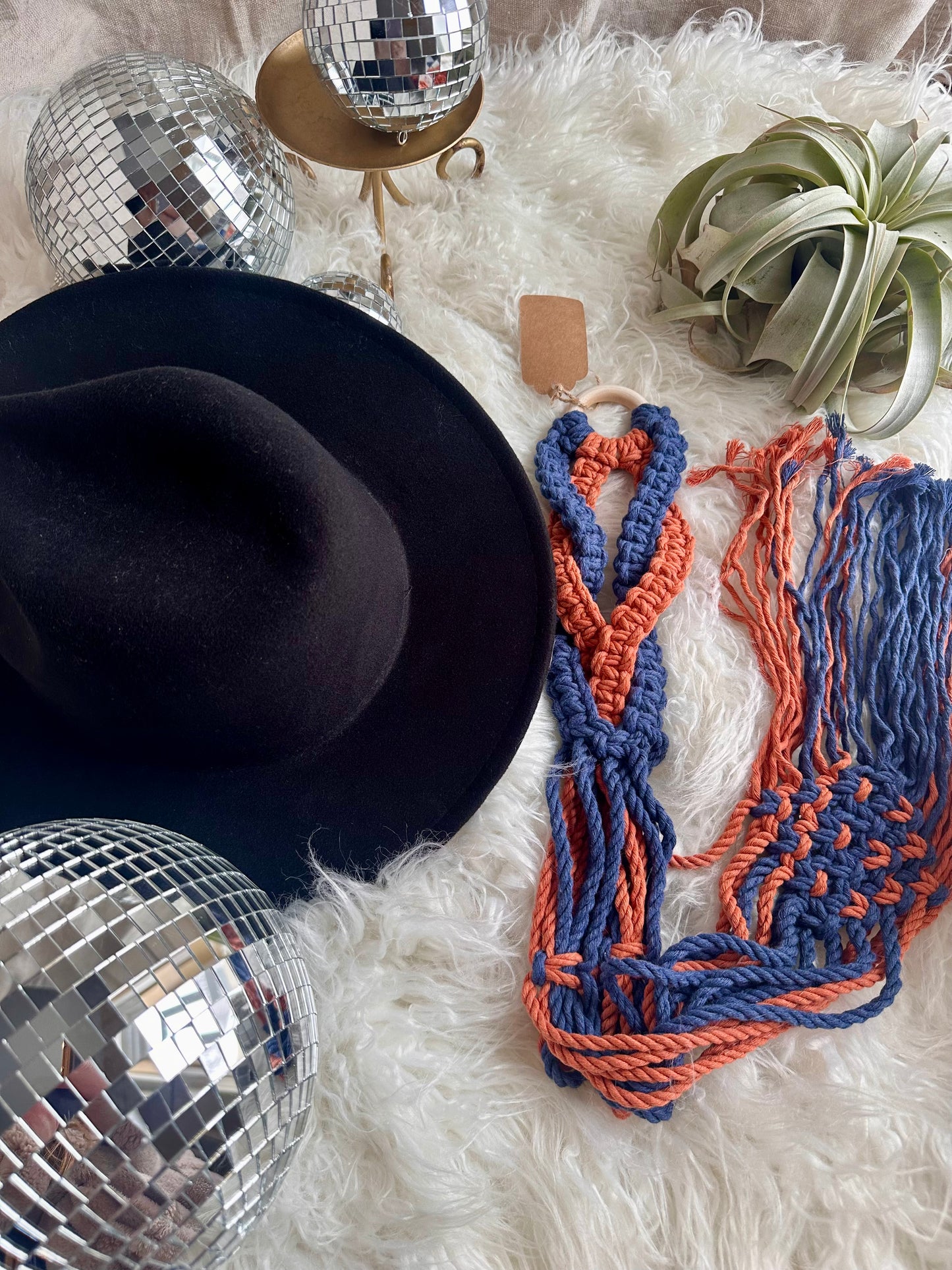 Macrame Hat Hangers