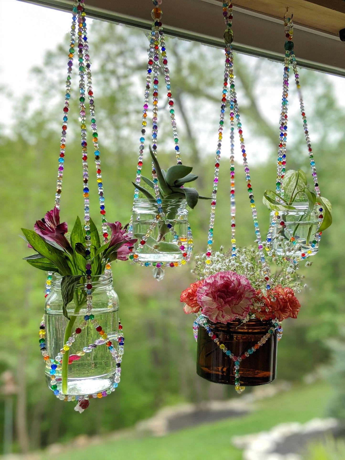 Cintres de propagation de plantes en perles de verre 