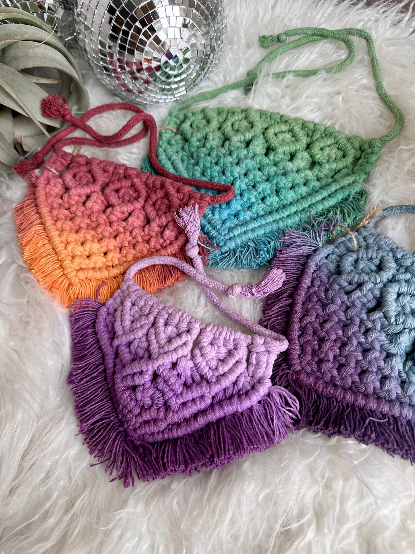 Bandana pour animaux de compagnie Boho en macramé