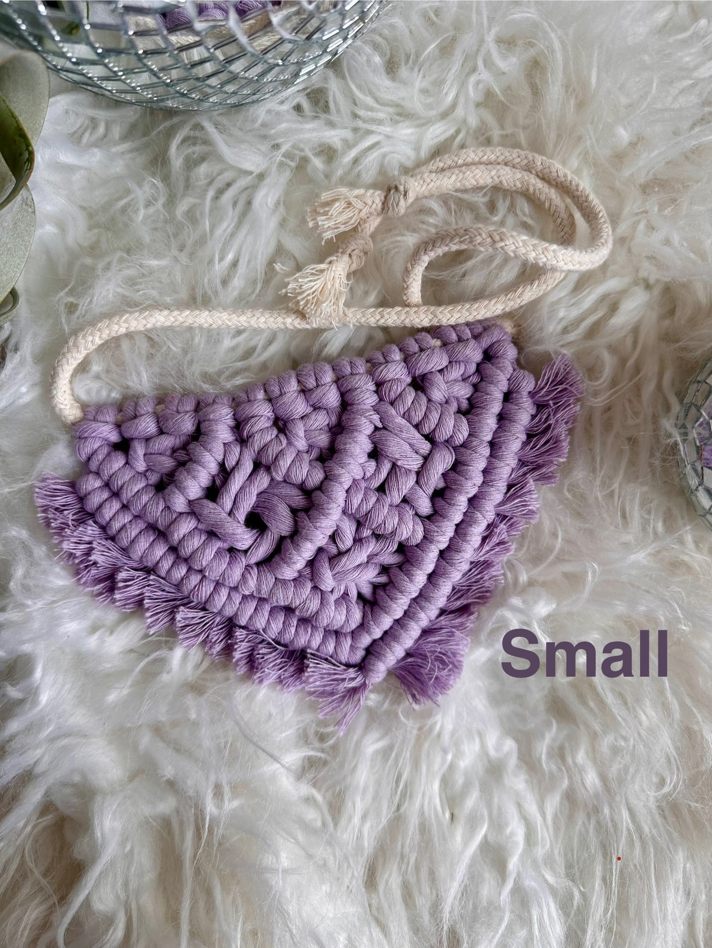 Bandana pour animaux de compagnie Boho en macramé