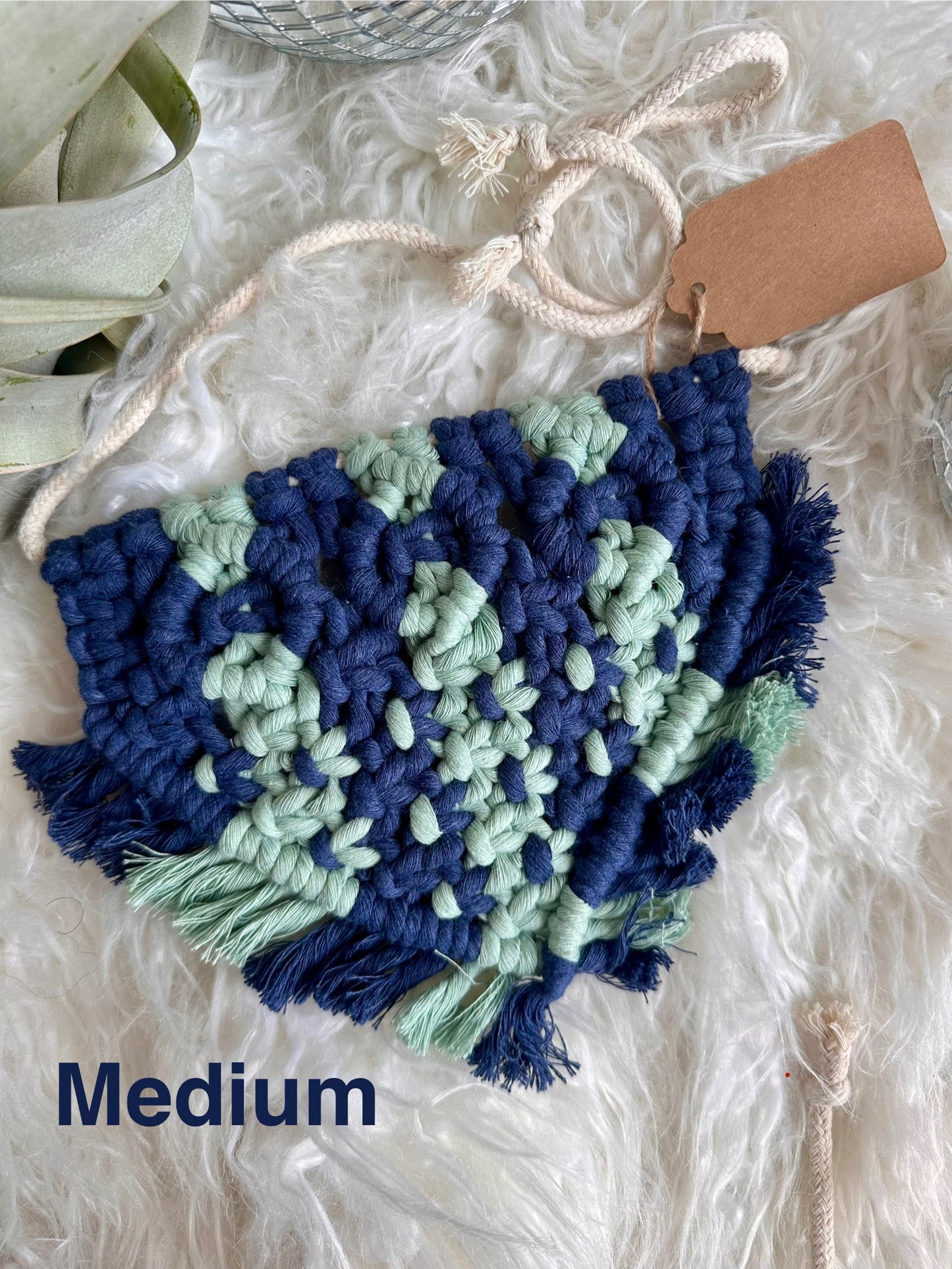 Bandana pour animaux de compagnie Boho en macramé