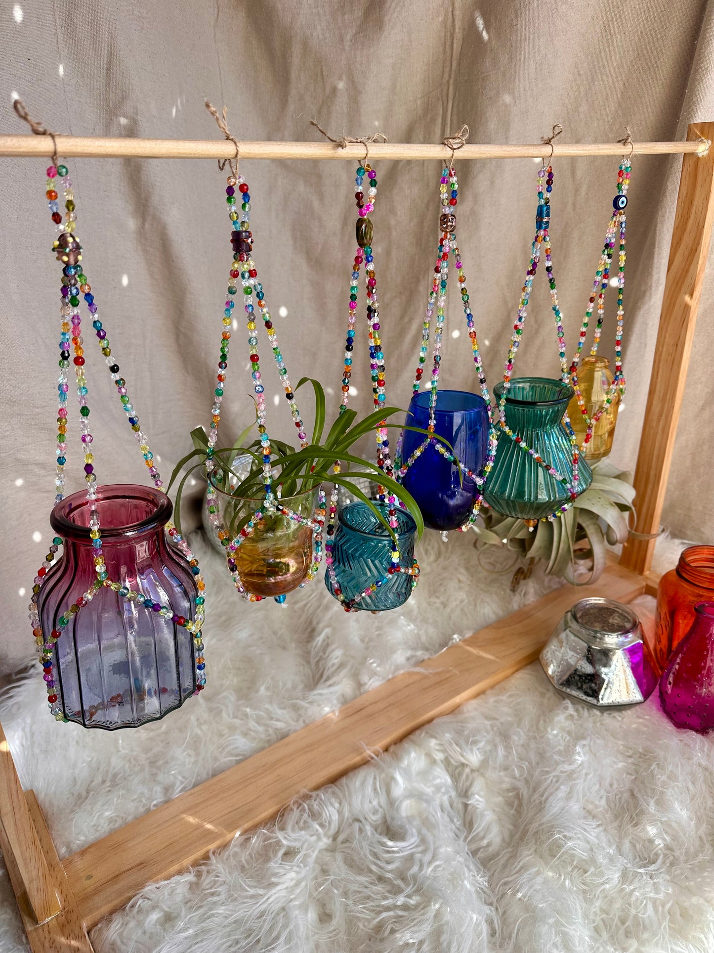 Cintres de propagation de plantes en perles de verre 